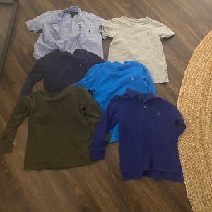 Ralph Lauren, 4T, long sleeve and one short sleeve bundle